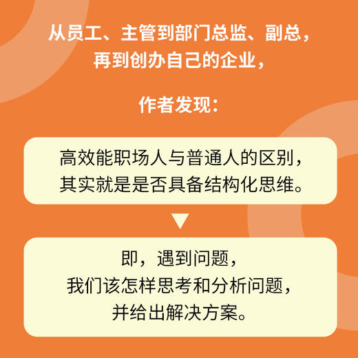 结构化思维：职场中的*思维及逆袭策略 黎甜著职场成长书籍思维模式 商品图1