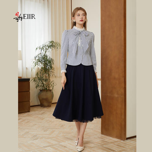 司歌蕾丝拼接伞裙春夏半裙C921249X 商品图4