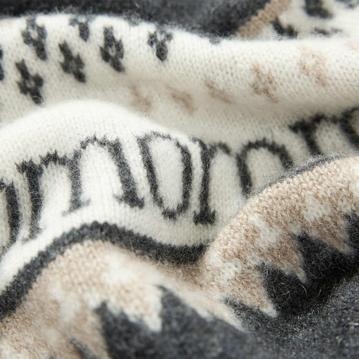 KINGDEER/KD 秋冬新款女式长袖翻领开衫羊绒衫L805618鹿王 商品图5