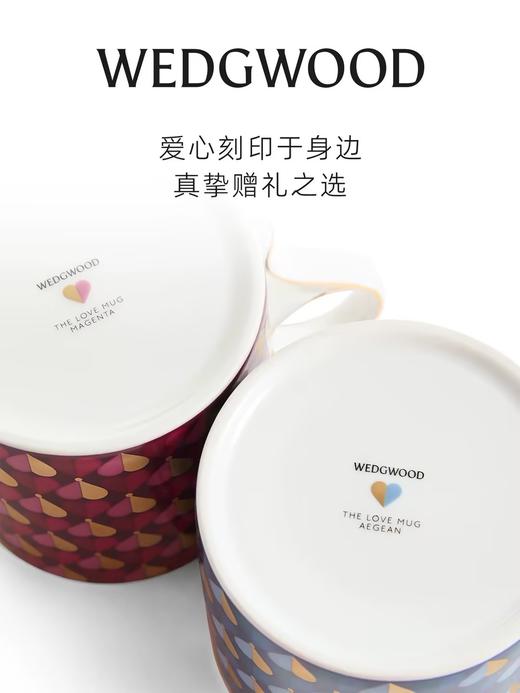 【WEDGWOOD】威基伍德Love臻爱系列马克杯两件装骨瓷咖啡杯家用情侣 商品图2