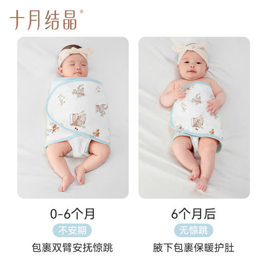 婴儿防惊跳包巾被襁褓巾夏季薄款纯棉新生儿宝宝睡袋神器 商品图7