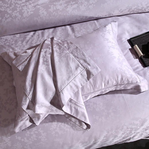 100支双股高定提花四件套【悠梦嘉居100支双股高定提花四件套，三色】 商品图2