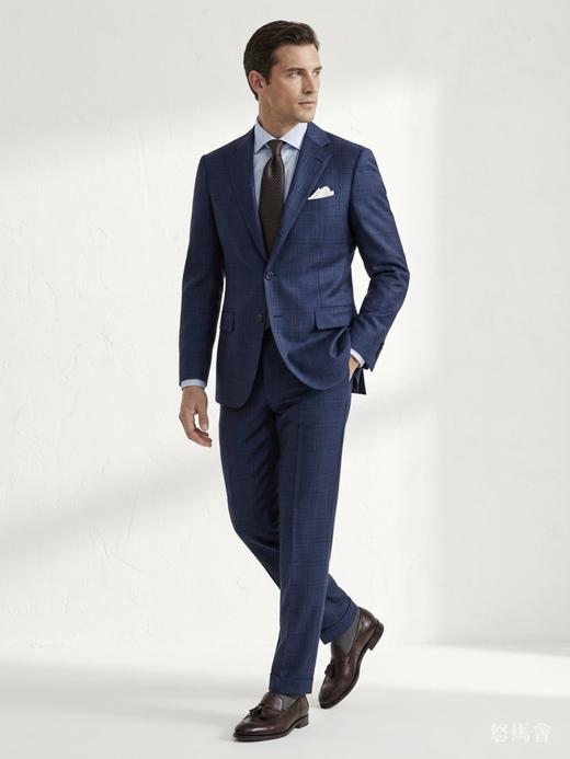 「45款可选」Scabal Londoner 伦敦人 Super 140's 澳洲美丽诺羊毛全麻衬西装套装 商品图3