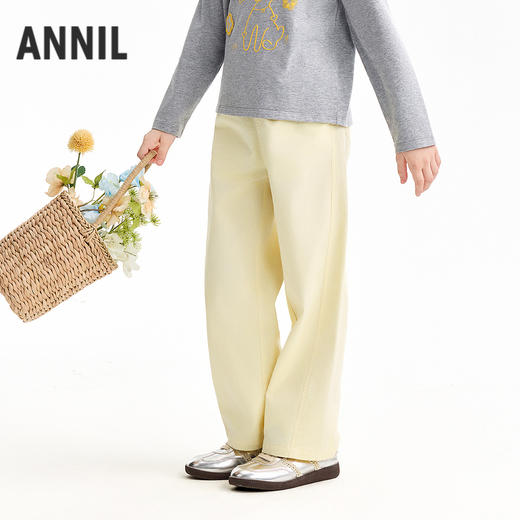 【实体店同款】女童梭织裤春季新款安奈儿童装AG616115 商品图2