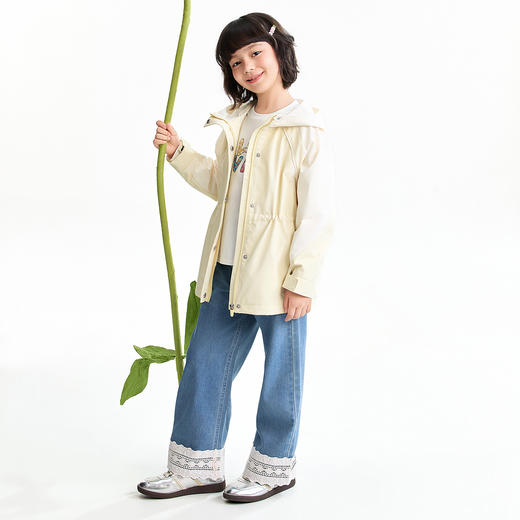 【实体店同款】女童梭织外套春季新款安奈儿童装AG615140 商品图5