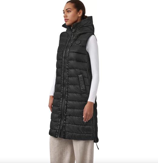 【超惠秒】Canada Goose 加拿大鹅 Roxboro 女士黑标 防风防水防撕裂 90%白鸭绒长款无袖羽绒马甲 2255WB-61 商品图5