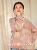 Petit Schan小闪 CLO#1030 Hazy peach blossoms 烟雨桃花 羊毛羊驼毛混纺渐变V领针织开衫 商品缩略图2