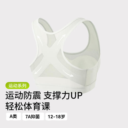春节不打烊【运动系列❗️缓震呼吸杯】初中生少女运动文胸15岁青春发育期背心高中学生薄款透气防震内衣。jc 商品图1