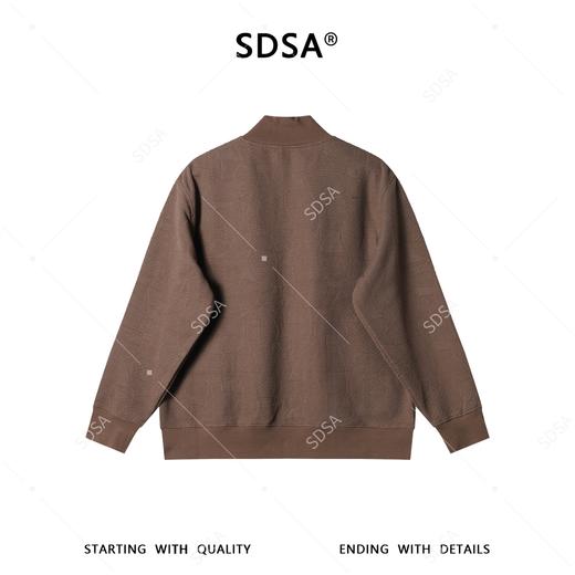 9552SDSA男士春夏新款痞帅男装韩版潮牌时尚肌理感半拉链立领卫衣百搭 商品图5