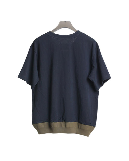 男款拼接短袖T恤oversize版la 商品图1