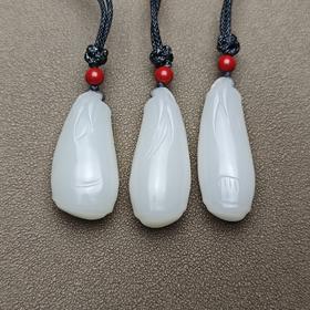 新疆和田玉且末料羊脂玉超白结节高（中号） 126-13（一个）