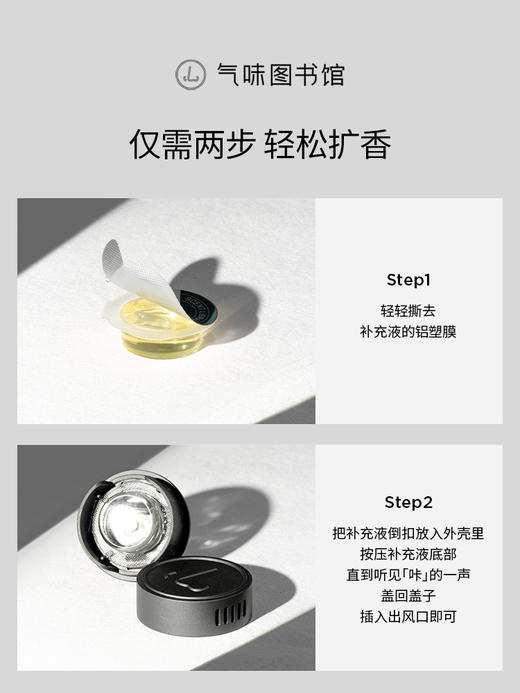 【车载好物】气味图书馆车载金属外壳 桃花运/黑色/银色/粉色 商品图3