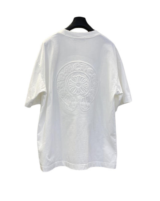 中性款刺绣破损棉质短袖T恤ba009 商品图1