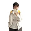 立领开衫卫衣外套女2026新款春秋季美式慵懒chic休闲夹克拉链上衣 商品缩略图4
