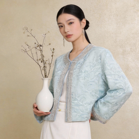 Famecoco范可儿新中式上衣外套FAD6AB123