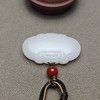 精品！新疆和田玉且末料羊脂玉大气如意平安锁 126-4 商品缩略图3