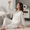 芬腾春秋季女士睡衣长袖套头套装女款宽松休闲大码全棉家居服 商品缩略图4