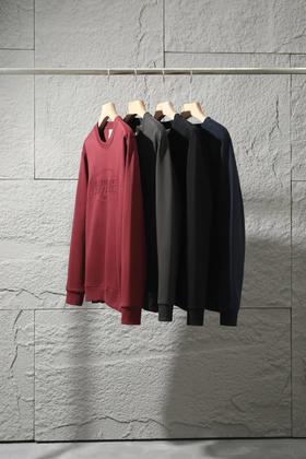 复古新风尚~！ 3D凸印+80%棉 男士百搭毛圈卫衣