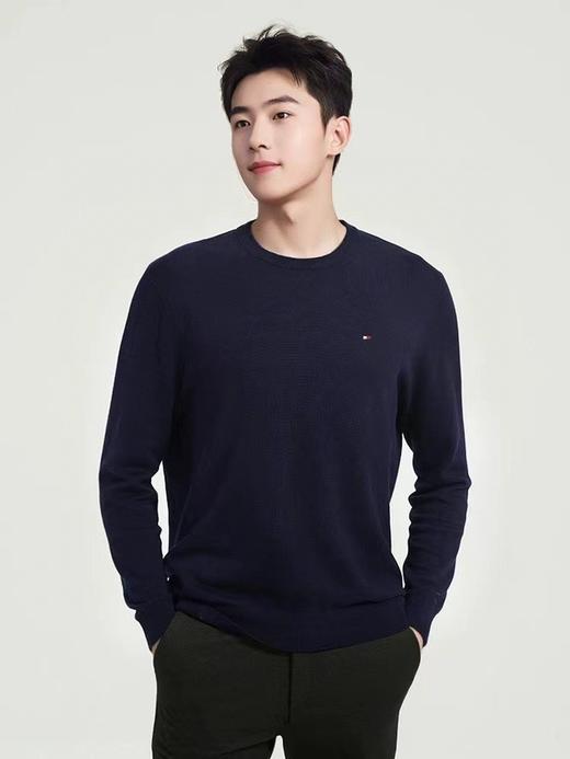 跨年售后 汤米秋冬季男士纯棉圆领打底衫毛衣线衣 tuo 340339 商品图12