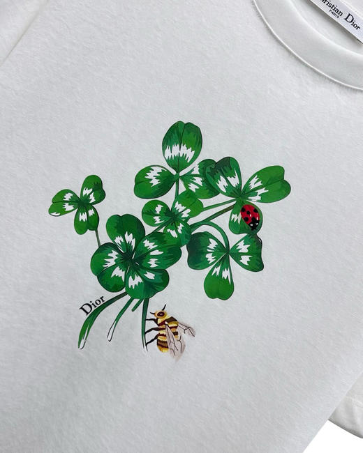 女款四叶草印花短袖T恤ba010 商品图2