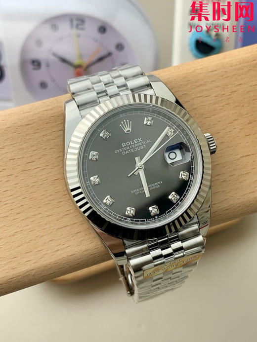 ARF劳力士日志型41mm 水泥灰 灰盘钻面 丹东3235机 五珠链 904L钢 男士腕表 寓意非常好：灰钻（会赚） 商品图8