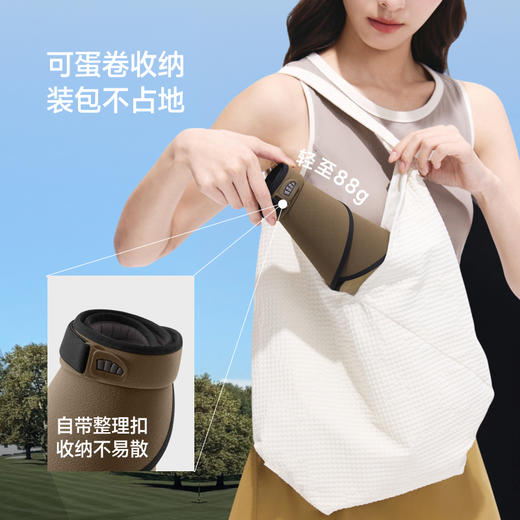 【26春夏新品】蕉下女士侧脸黑胶空顶防晒帽BM024 商品图3