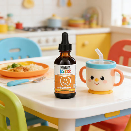 Bioray NDF Tummy儿童消化道结肠益生菌液草本滴剂 60ML 商品图6