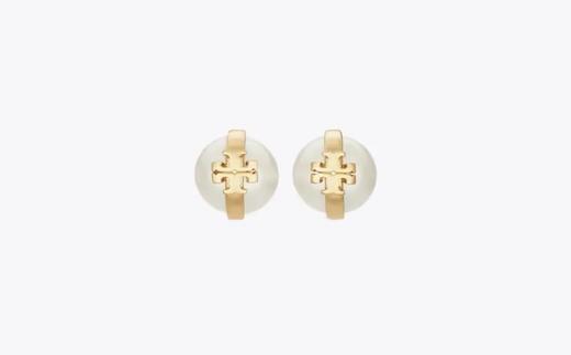TORY BURCH 耳环女  180857-100-F 浅黄铜色. 商品图0