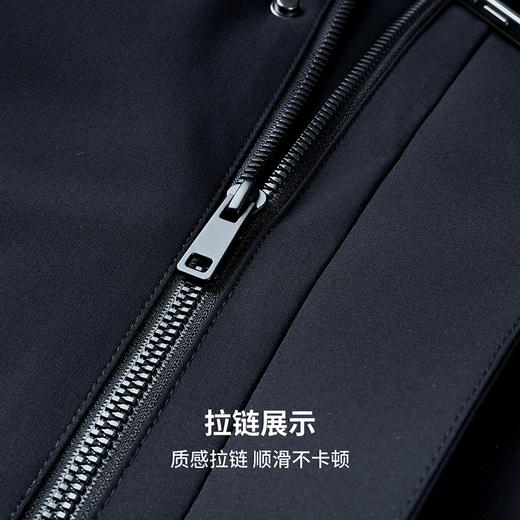 【白鸭绒】圣得西2026年春季男士可拆卸帽羽绒服拒挺有型保暖外套 商品图8