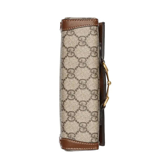 【二】GUCCI 古驰 中性 Horsebit 1955系列 GG Supreme帆布 迷你单肩包 混色 699296 92TCG 8563 商品图6
