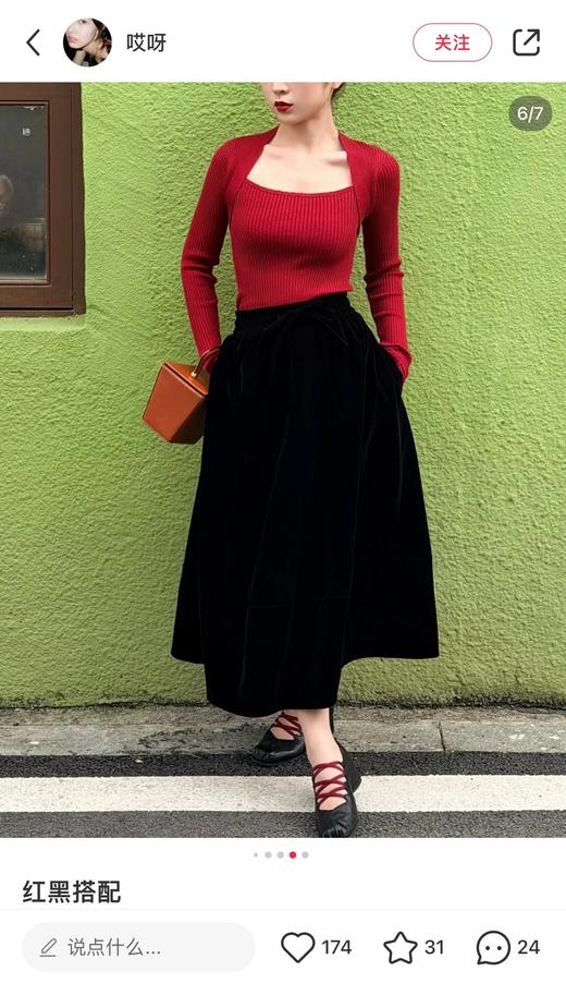 一店k （进口不倒绒平绒！厚实有份量！）一黑天鹅🦢把温柔和贵气焊在一起！久坐不发白不倒绒，质感满分💯！立体剪裁完美隐藏胯宽 大腿肉肉！小个子穿也显高挑！26春倪妮同款复古丝绒伞裙A字半身裙 商品图0