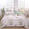 全棉印花四件套【悠梦嘉居YJ-15512全棉印花四件套 100%棉柔软透气，舒适耐用1.5/1.8床通用，倾心花絮 /草长莺飞/街角咖啡】 商品缩略图1