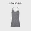 ROMI STUDIO"舒适优雅"100%羊毛自然卷边吊带连衣裙 RWDSLT1612 商品缩略图1