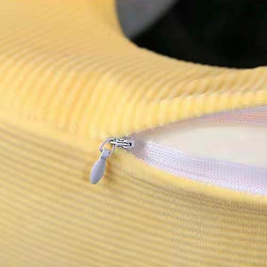 多功能U型枕【悠梦嘉居多功能U型枕，乳胶枕慢回弹记忆棉面料采用天鹅绒和针织棉组合，健康护颈多功能午休，车载，沙发，办公休闲，三色可选】 商品图5