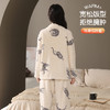 【M-2XL】【猫人】女士冬款半边绒家居服套装 商品缩略图4