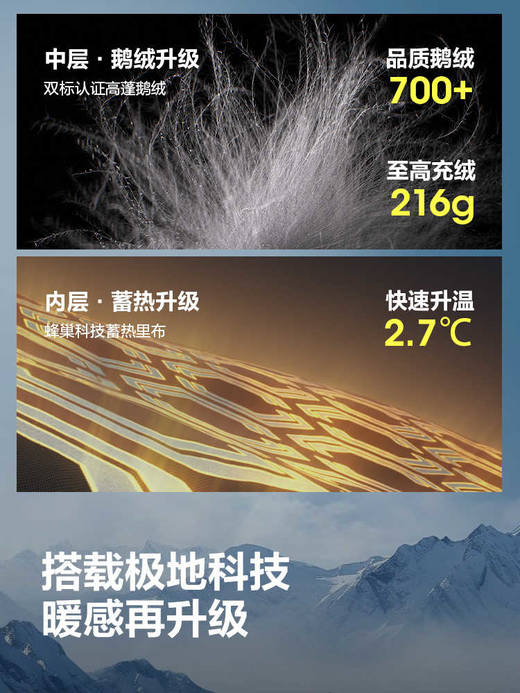 波司登极寒90鹅绒 收腰显瘦短款25冬新款羽绒服女 小个子保暖连帽 商品图5