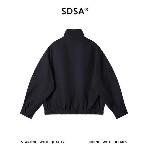SDSA春夏新款痞帅男装美式时尚贴布字母拉链立领夹克外套休闲百搭 商品图5