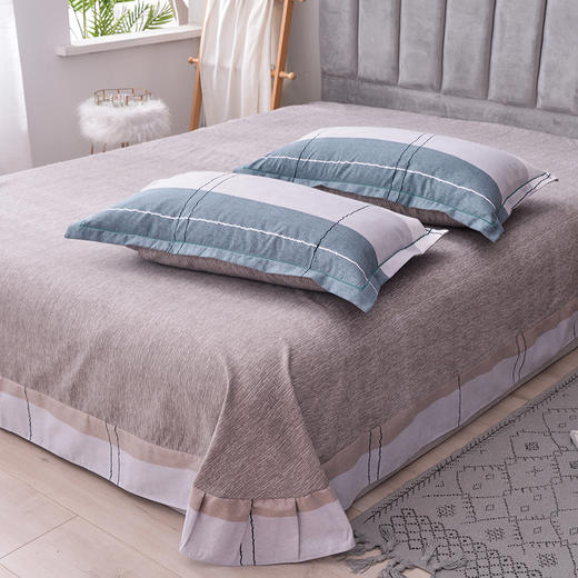 韵味江南四件套【悠梦嘉居韵味江南四件套床上用品印花套件双人200*230四件套1.5/1.8床通用时尚爆款磨毛活性印染，花香满园/思维空间/布拉格/美丽恋情】 商品图2