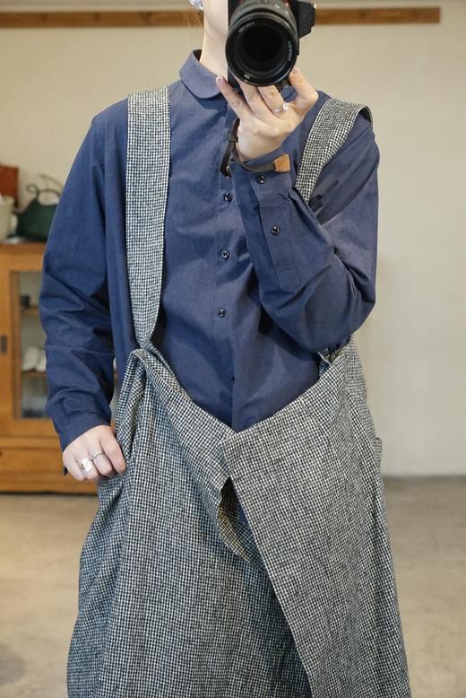 Charpentier de Vaisseau 千鸟格纹双面穿背带连衣裙 商品图1