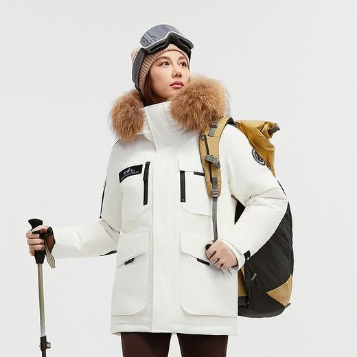 波司登极寒90鹅绒25冬新款羽绒服女男情侣款户外防风保暖工装毛领 商品图5