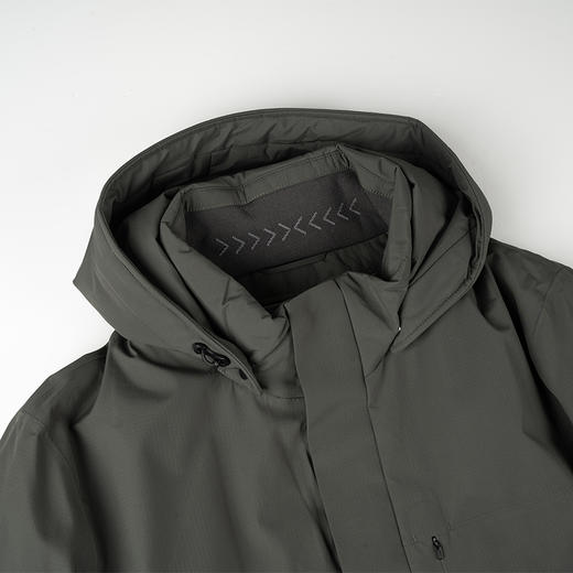 【专柜正品 90鹅绒可脱卸】占姆士官方男士冬季新款90鹅绒加厚保暖内胆可脱卸羽绒外套 商品图2