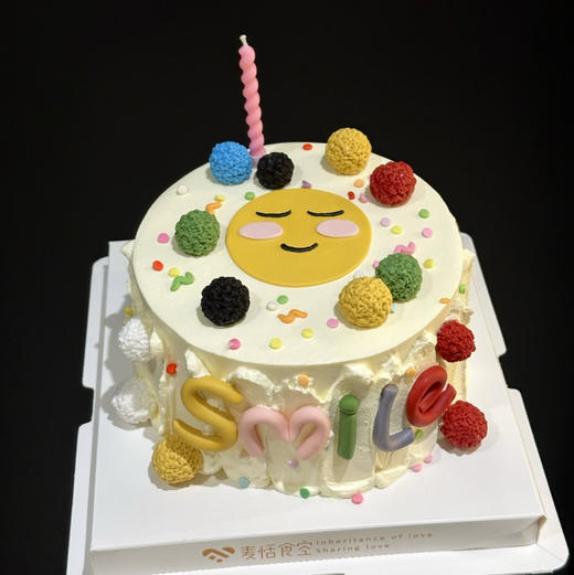翻糖笑脸（提前1天预定）蜡烛随机 商品图0
