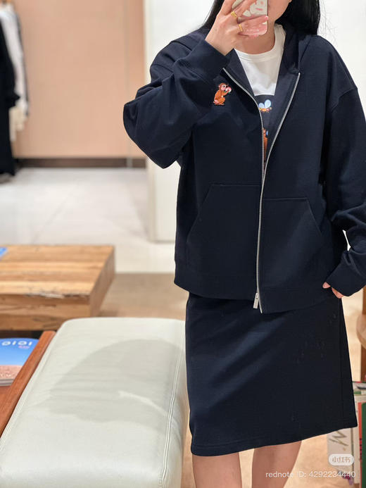 126-3排他性独家圆正 小禾 马上封侯 羊毛复合针织布 高密薄绒 开衫外套/直筒裤/半身裙 商品图8