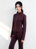SC1AL01_紫檀色_外套_春季_立领拉链收腰修身长袖休闲_高级女装_BERNIEELEN 伯妮斯茵 商品缩略图0