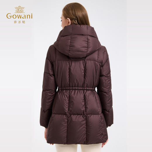 【鹅绒】乔万尼新款鹅绒服女款冬季保暖短款泡芙羽绒服EZ4T195 商品图4