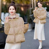 新中式设计盘扣国风妈妈冬季加厚毛领棉衣保暖棉服外套棉袄外穿 商品缩略图3