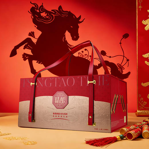 青岛啤酒时光海岸精酿啤酒礼盒 2026 文化酒 商品图3