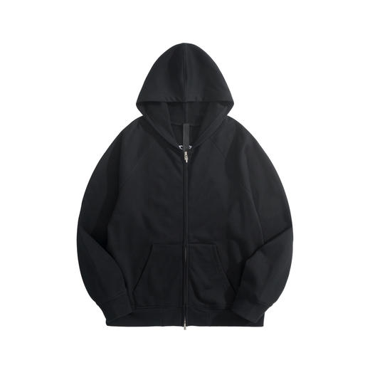 男款全棉刺绣洗水连帽卫衣外套he009 商品图0