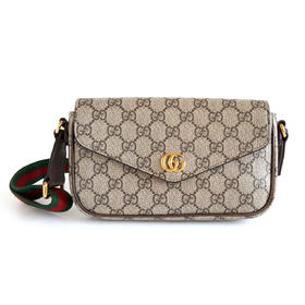 【95新】Gucci古驰764961老花Ophidia信封woc包单肩斜挎包女士 210126AK08