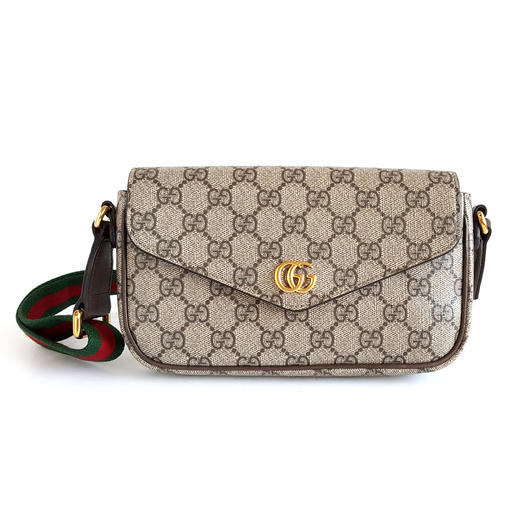 【95新】Gucci古驰764961老花Ophidia信封woc包单肩斜挎包女士 210126AK08 商品图0